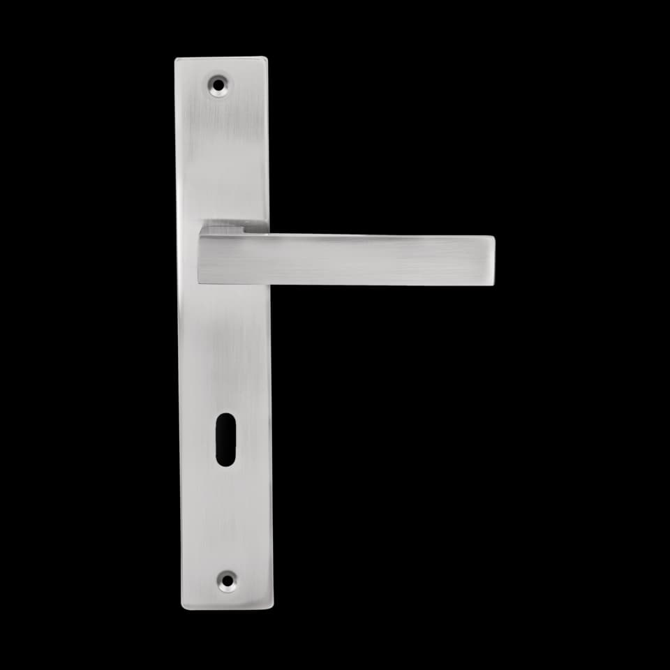 MÂNER UŞĂ DE INTERIOR A1361, SUPORT PĂTRAT, PERECHE, NICKEL SATIN FF GROUP