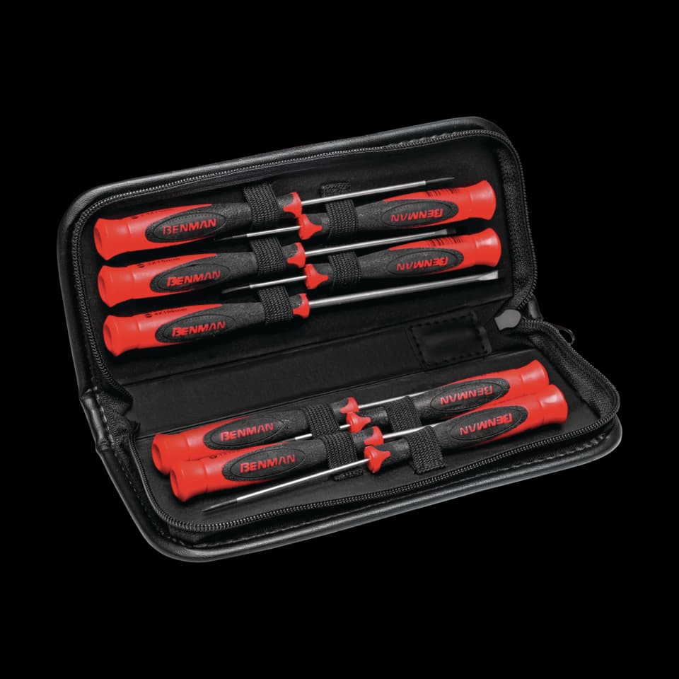 SET SURUBELNITE DE PRECIZIE ESD, Benman,  9pcs SLOT+PH