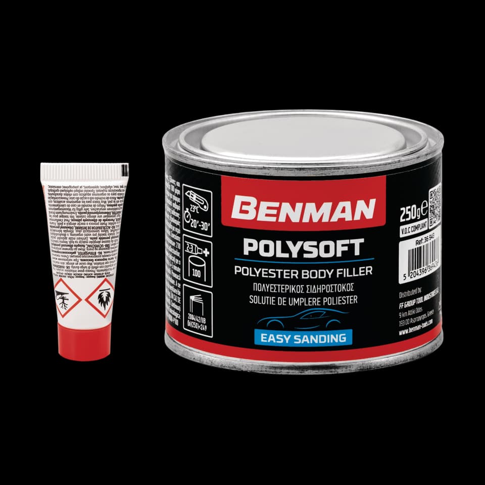 UMPLUTURĂ POLIESTERICĂ  DIN 2 COMPONENTE POLYSOFT 1Kg, BEIGE, MORRIS