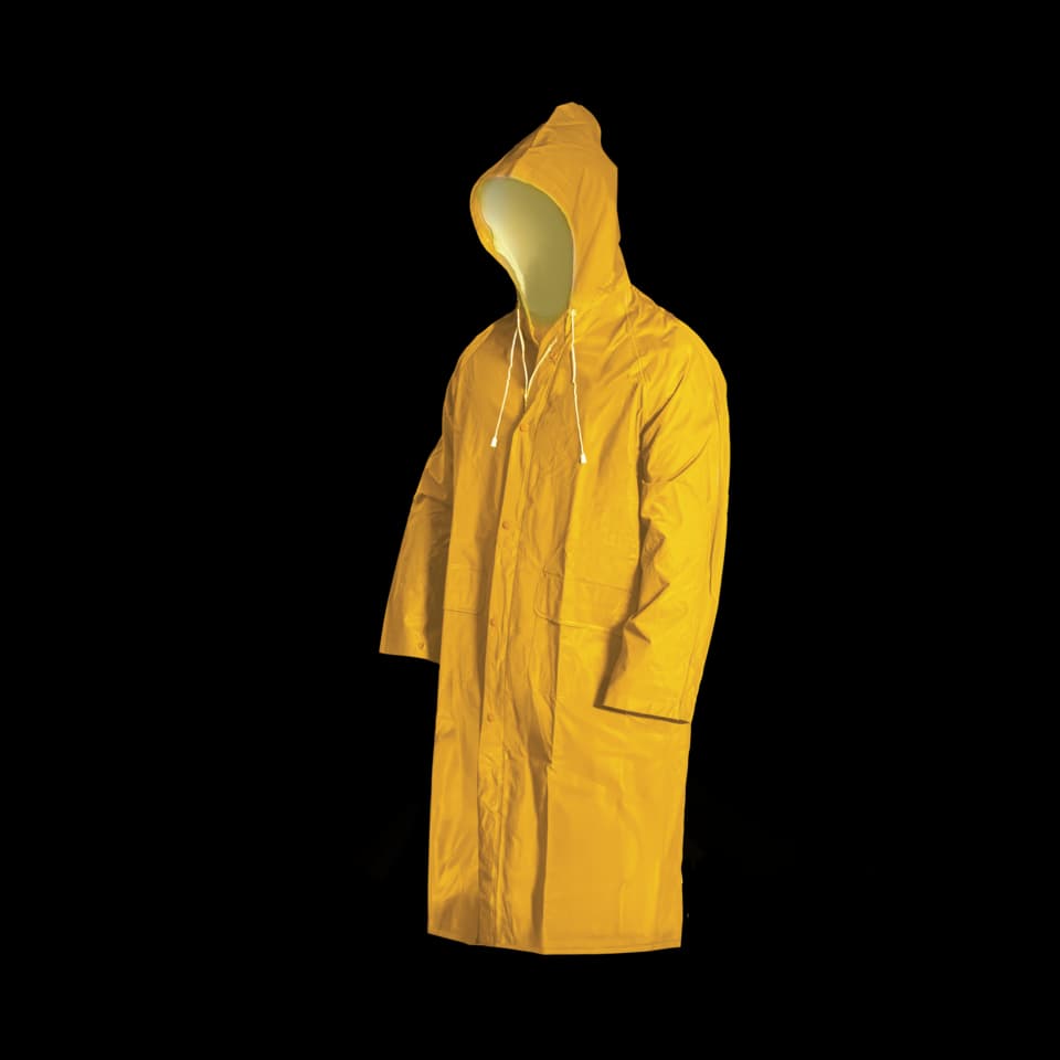 IMPERMEABIL PVC-VERDE /GALBEN, FF GROUP, JAUNE - L,
