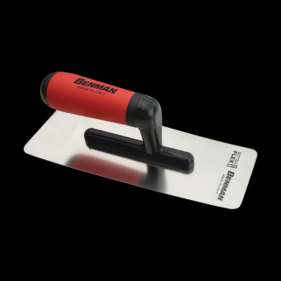 DRISCA TIP VENETIAN , INOX FLEXIBIL, FINISARE MATA, MANER CAUCIUC, 200x080x0,3mm, BENMAN