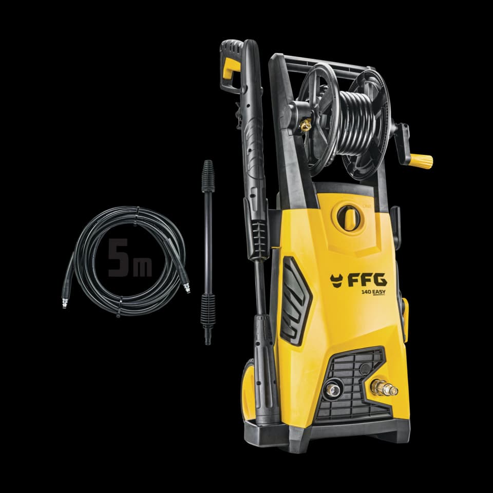 MAŞINĂ DE CURĂŢAT CU ÎNALTĂ PRESIUNE, APĂ RECE, HPW 140 EASY, 140 BAR, 402 l/h, 2000W FF GROUP