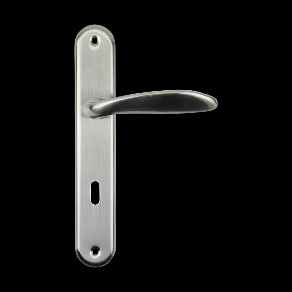 SET MÂNER PLACĂ ROTUNDĂ  PENTRU UȘĂ INTERIOARĂ NICKEL Α1243, FF GROUP