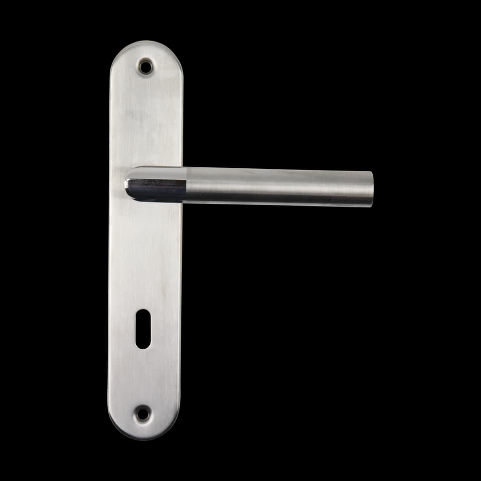 SET MÂNER PLACĂ ROTUNDĂ  PENTRU UȘĂ INTERIOARĂ NICKEL Α1108, FF GROUP