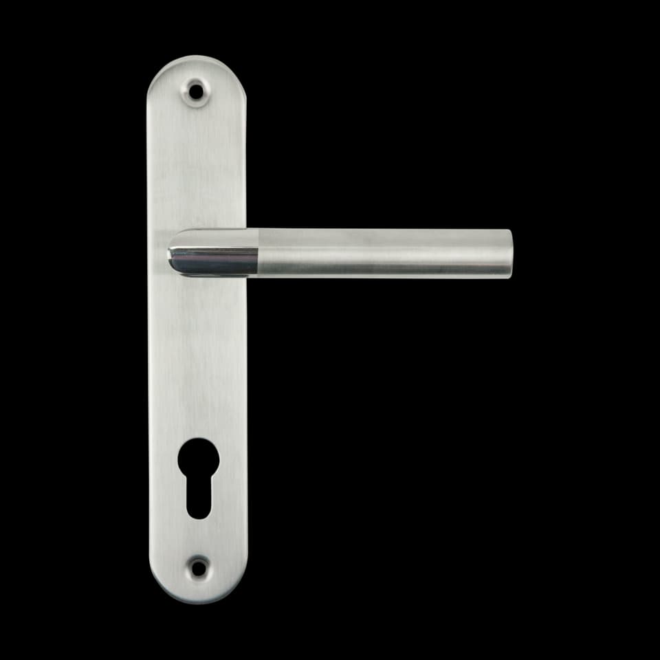CILINDRU CU PLACĂ ROTUNDĂ  PENTRU UȘĂ EXTERIOARĂ NICKEL Α1108 LEFT, FF GROUP
