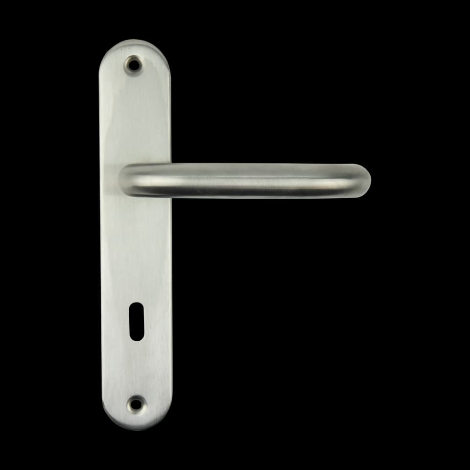 SET MÂNER PLACĂ ROTUNDĂ  PENTRU UȘĂ INTERIOARĂ NICKEL Α1506, FF GROUP