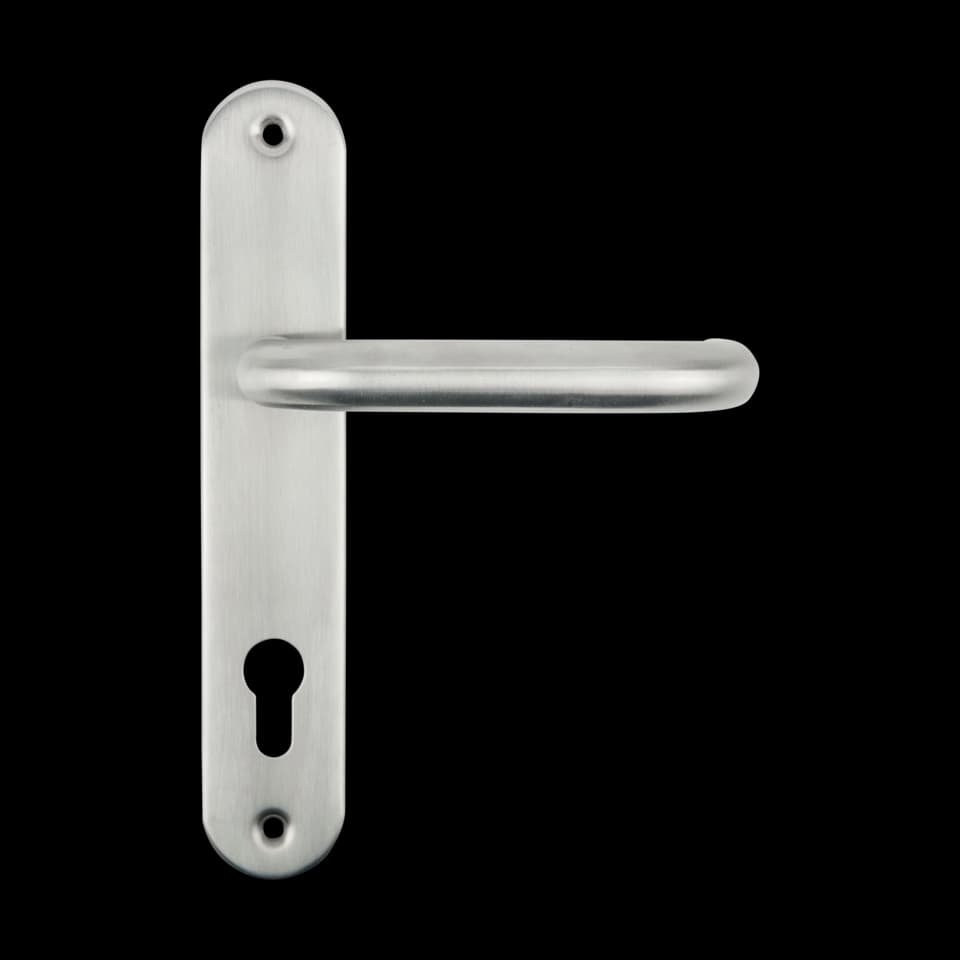 CILINDRU CU PLACĂ ROTUNDĂ  PENTRU UȘĂ EXTERIOARĂ NICKEL Α1506 LEFT, FF GROUP