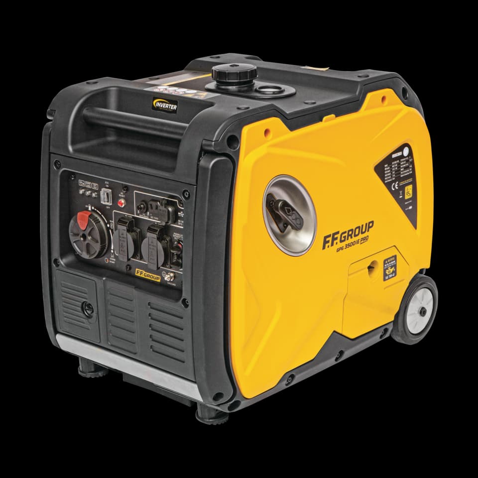 GENERATOR PE BENZINĂ CU  INVERTOR GPG 3500iΕ PRO,  3.5 KW/212 cc, Recul/mod pornire electrică, USB PORT, FF GROUP  "