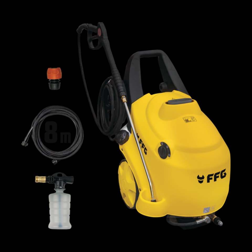 SPĂLĂTOARE DE ÎNALTĂ PRESIUNE PENTRU APĂ FIERBINTE PWH 140 PLUS, 140bar - 450l/h - 2,4kW, FF GROUP -SP