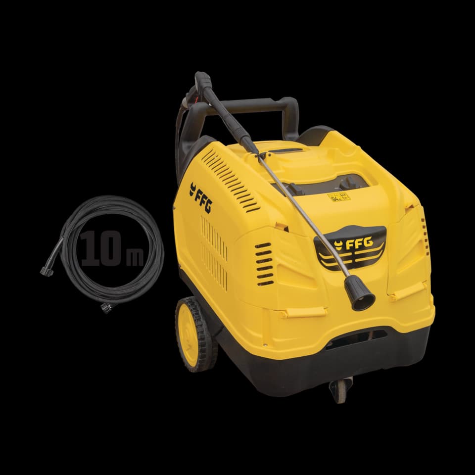 SPĂLĂTOARE DE ÎNALTĂ PRESIUNE PENTRU APĂ FIERBINTE PWH 130 PRO, 1ph, 130bar - 600l/h - 2.7kW, FF GROUP -SP