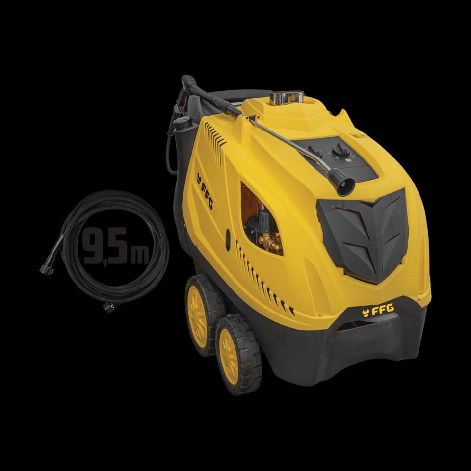 SPĂLĂTOARE DE ÎNALTĂ PRESIUNE PENTRU APĂ FIERBINTE PWH 200 PRO, 3Ph, 200bar - 1300l/h - 8,5kW, FF GROUP -SP