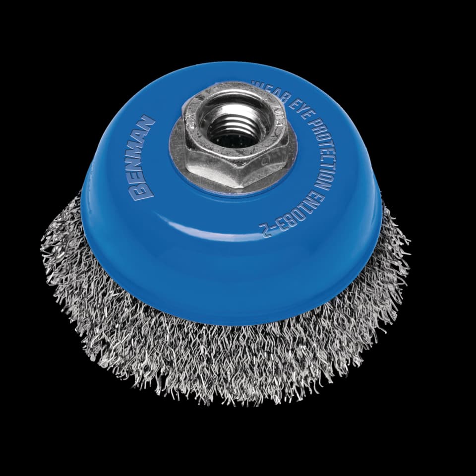 PERIE CUPĂ DIN FIR ONDULAT M14, Ø100 BENMAN