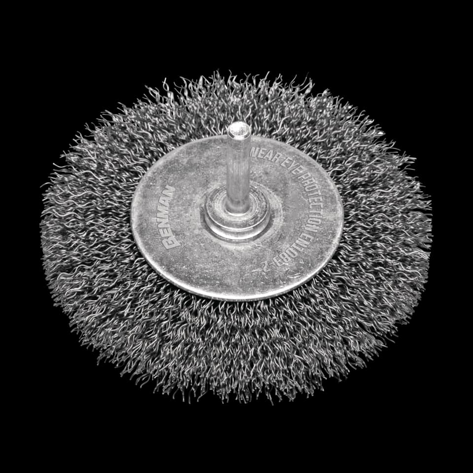 PERIE CIRCULARE CU FIR ONDULAT CU COADĂ Ø6mm, Ø30x6mm, BENMAN