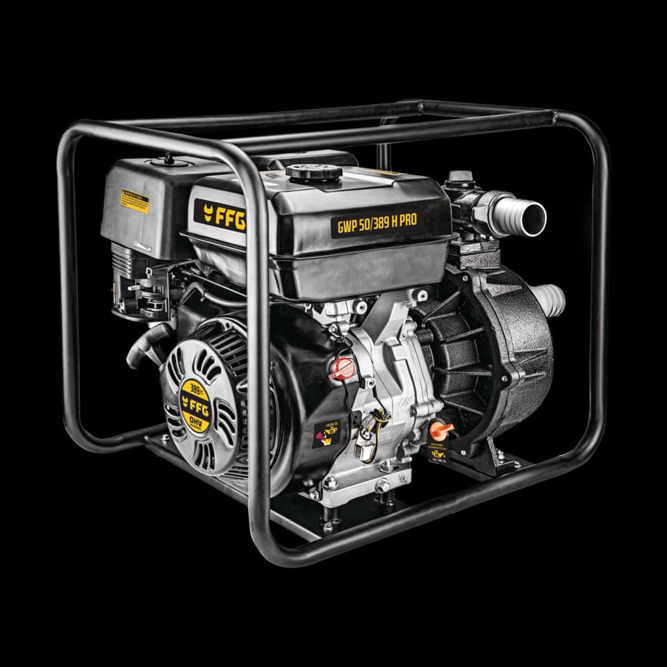 POMPĂ DE APĂ PE BENZINĂ, ÎNALTĂ DE 2", GWP 50/389 H PRO, FF GROUP