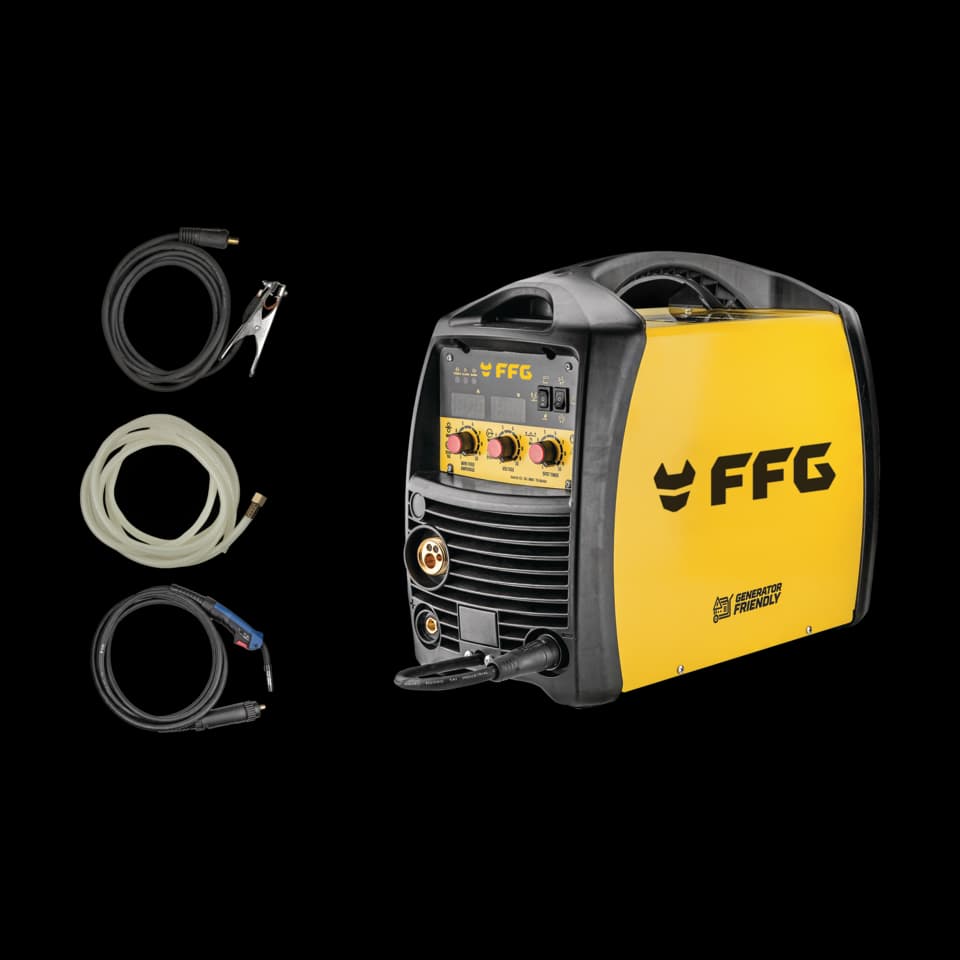 APARAT DE SUDURĂ TIP INVERTOR (MIG / MMA / TIG) EXTREMIG 200,  FF GROUP