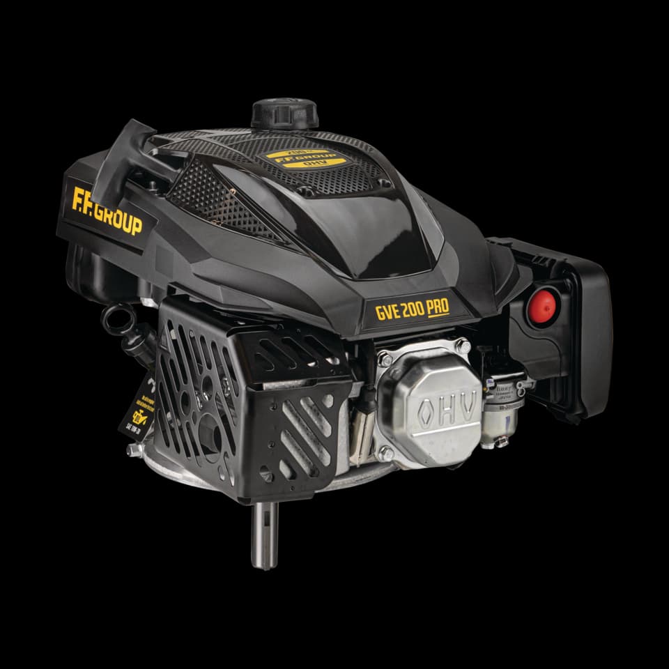 MOTOR PE BENZINA VERTICAL GVE 200 N2 PRO (CALEA CHEII 7/8"-80,2mm), FF GROUP -SP