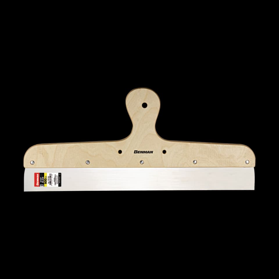 SPATULA INOX DE GLETUIRE SUPRAFEȚE MARI 350mm, BENMAN