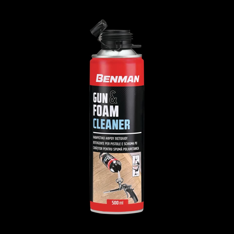 AGENT DE CURĂȚARE SPUMĂ PU, 500 ML, BENMAN