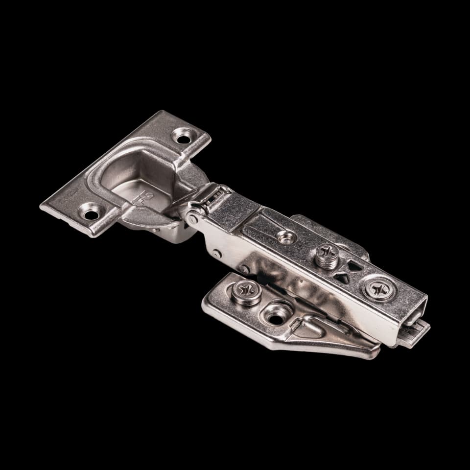 SOFT CLOSE HINGE 3D FULL OVERLAY, HD 1-A, BLACK TITANIUM, 2 PCS, FFG