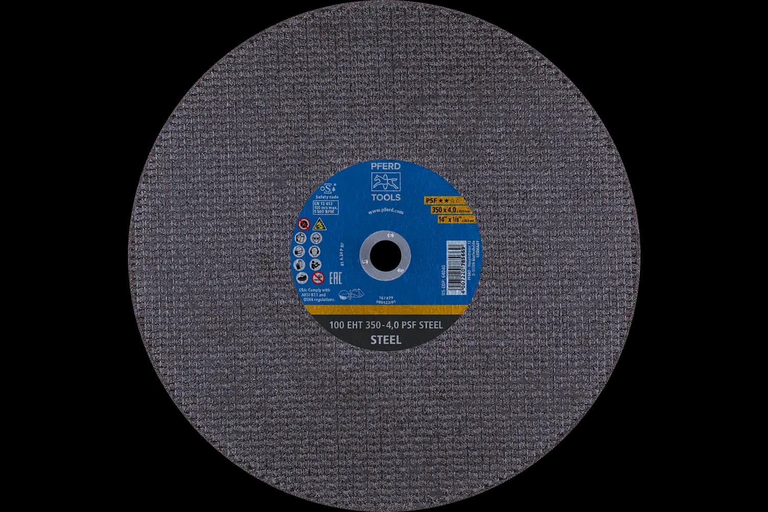 Disc de debitat (tăiere) 100 EHT 350-4,0 PSF STEEL/20,0