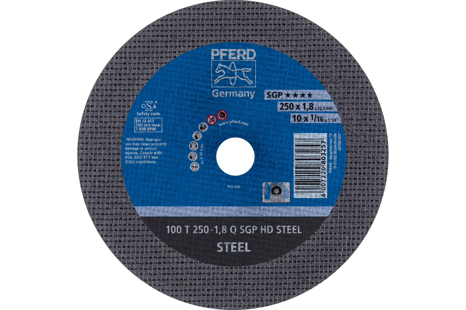100 T 250-1,8 Q SGP HD STEEL/32,0
