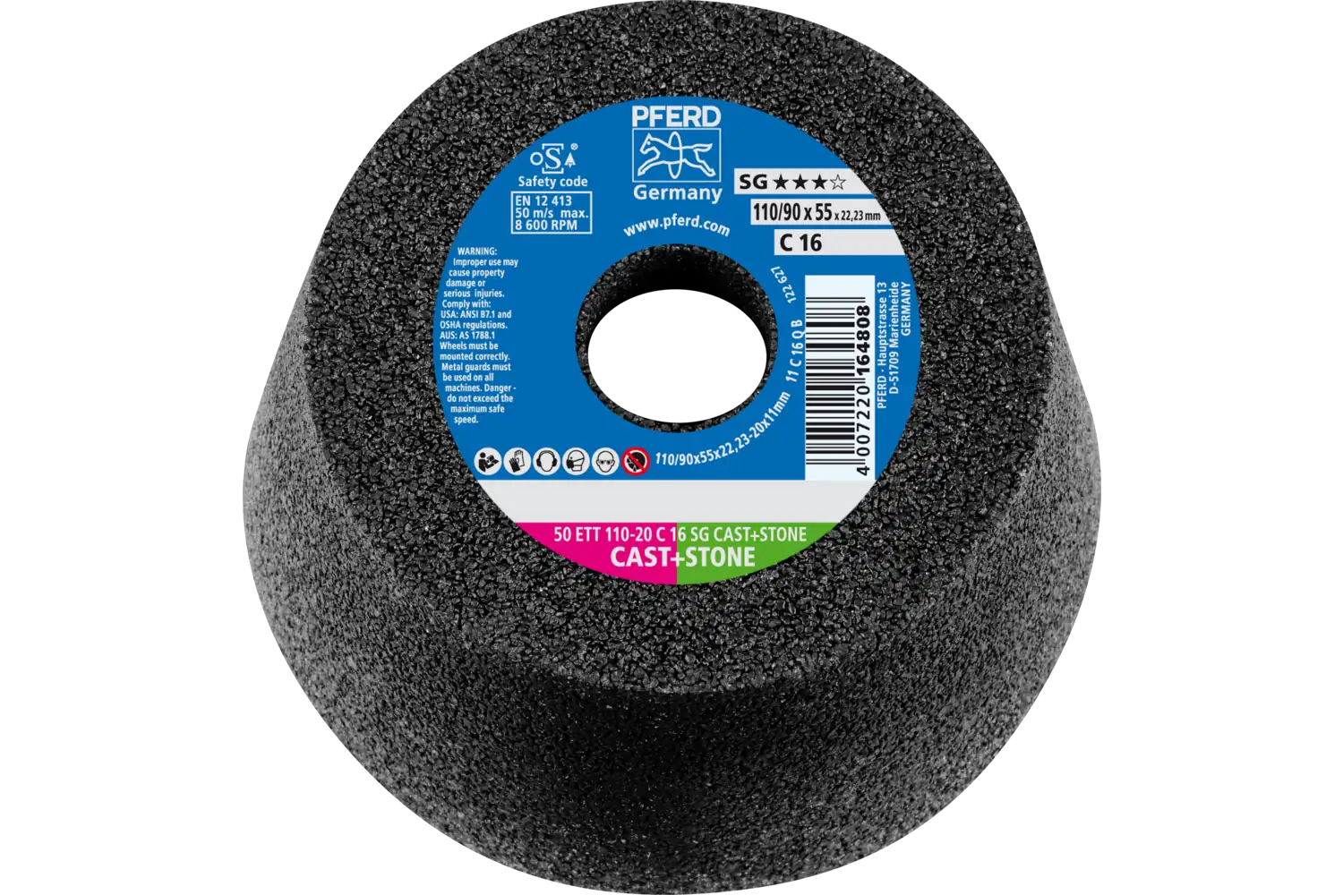 Cup Whl 50 ETT 110-20 C 16 SG CAST+STONE
