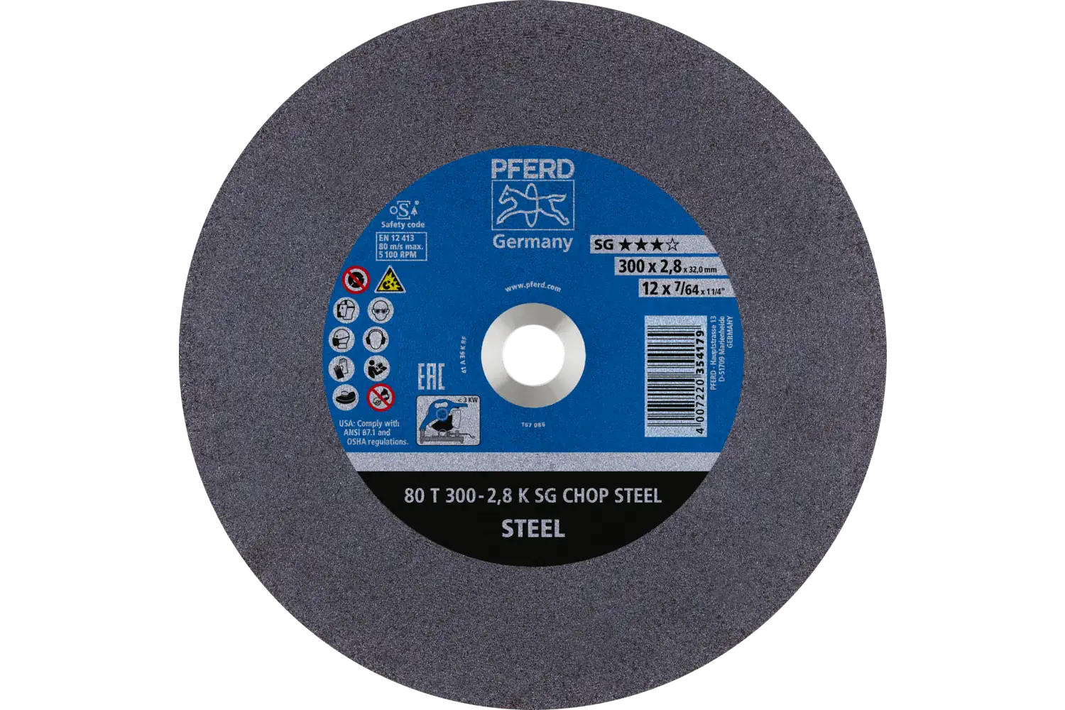 80 T 300-2,8 K SG CHOP STEEL/32,0