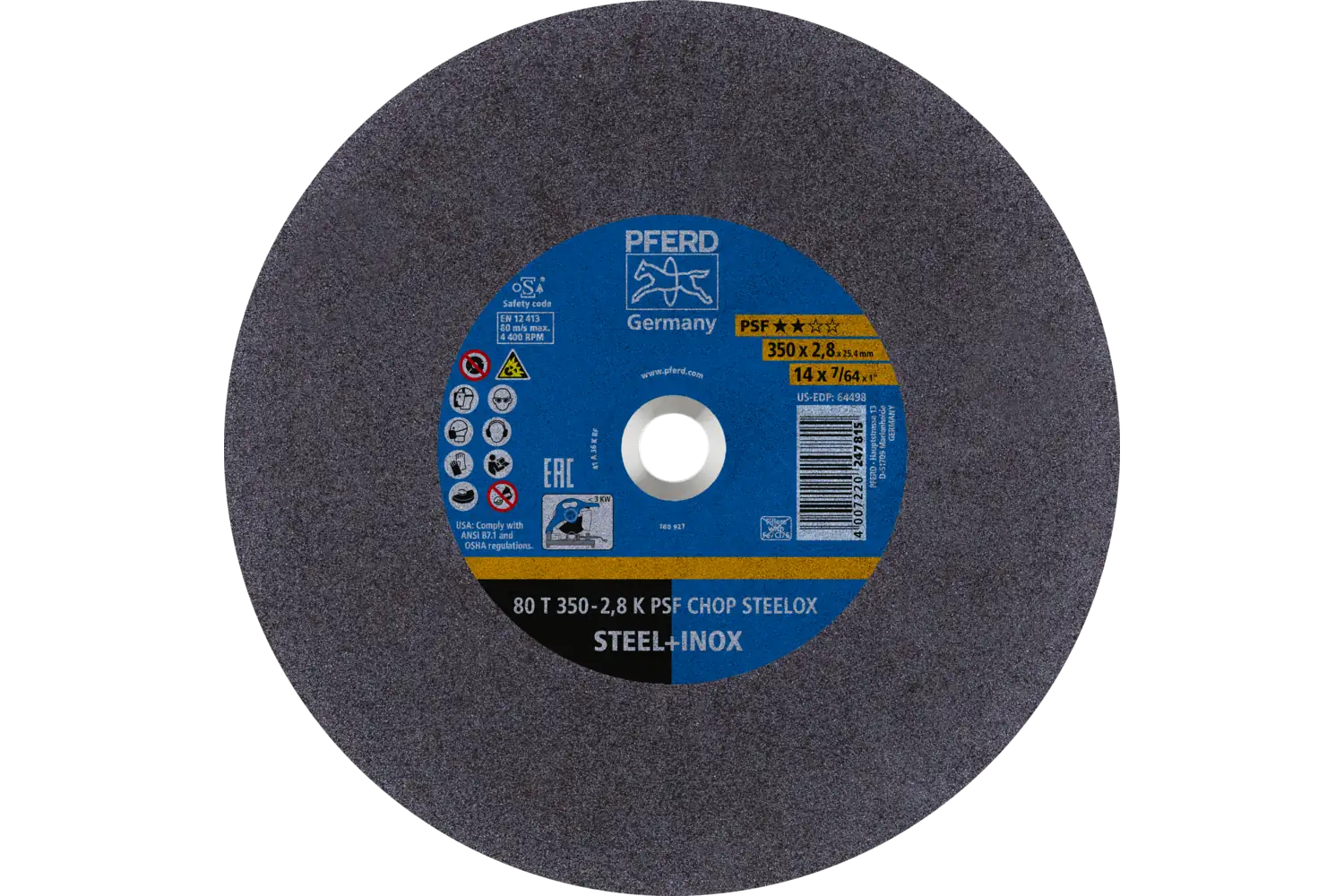 80 T 350-2,8 K PSF CHOP STEELOX/25,4 (5) 2