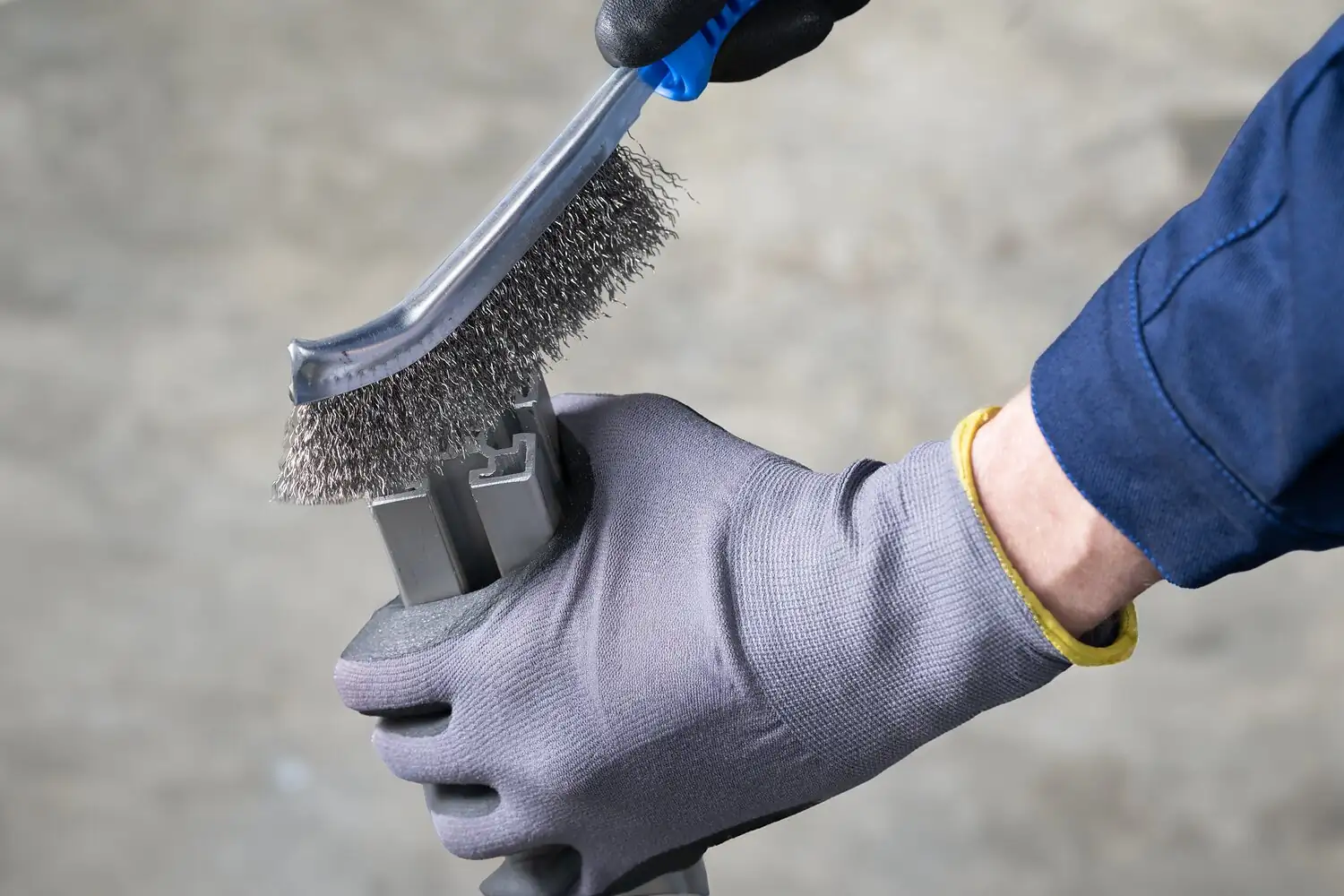 Perie industrială din sârmă de oțel HBG 10 INOX 0,30 2