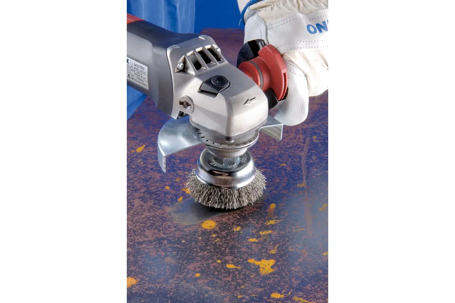 Perie tip oală din sârmă de oțel POS TBU 100/M14 ST 0,30 4