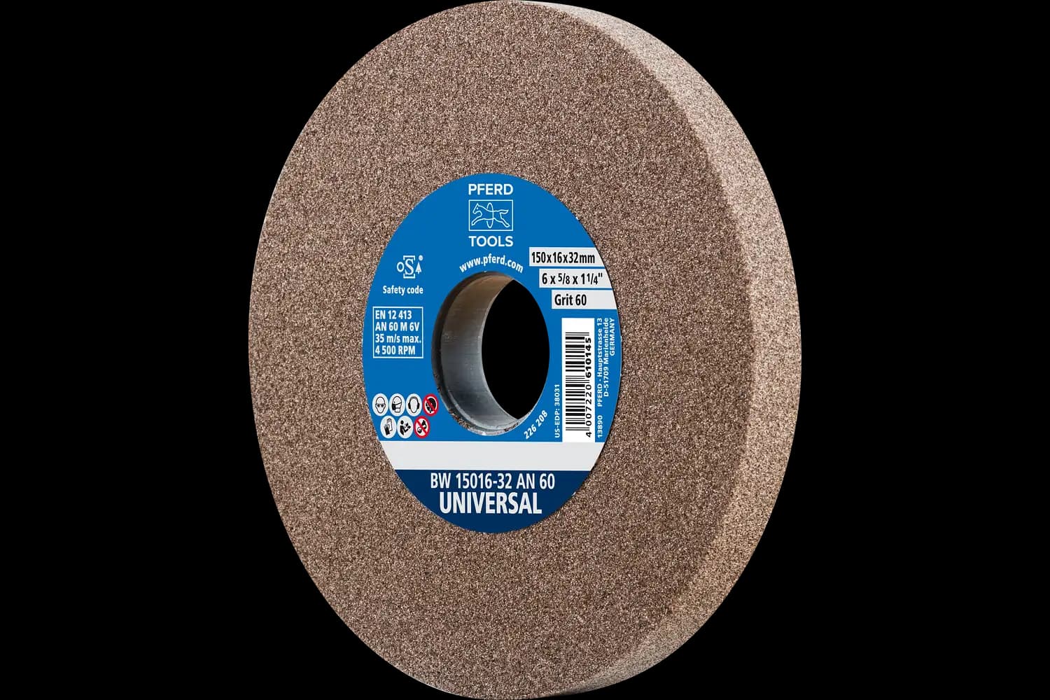 Disc de șlefuire (polizor de banc / universal) BW 15016-32 AN 60 UNIVERSAL
