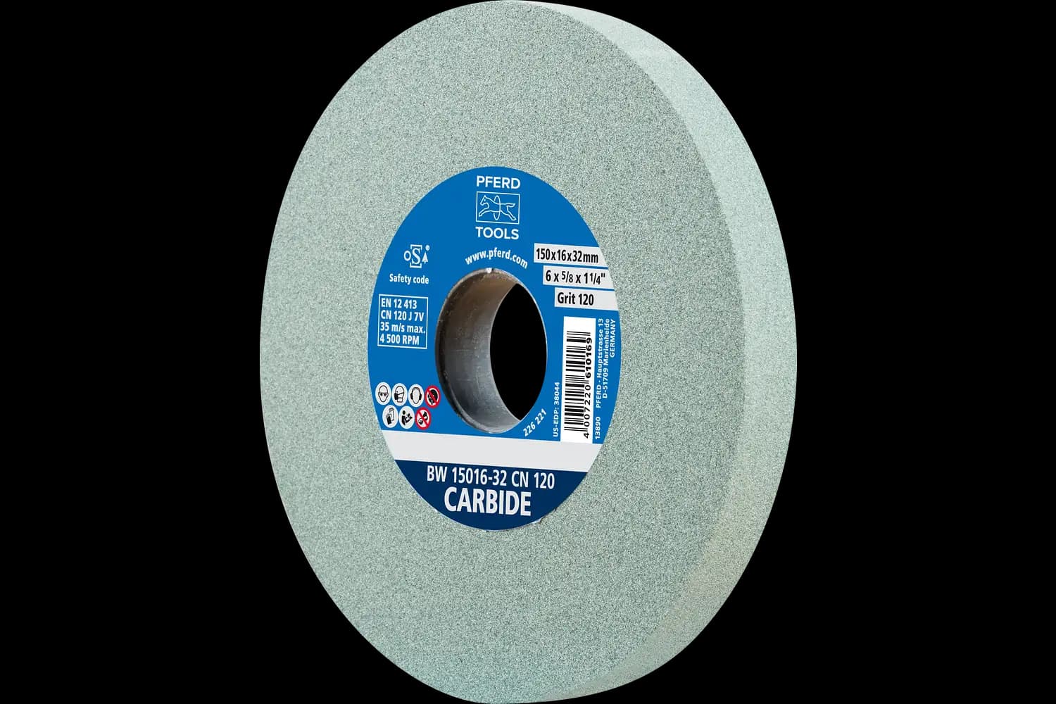Disc de șlefuire (polizor de banc / universal) BW 15016-32 CN 120 CARBIDE