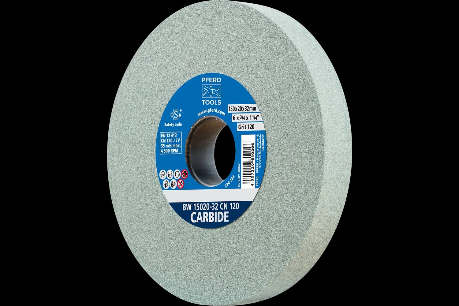 Disc de șlefuire (polizor de banc / universal) BW 15020-32 CN 120 CARBIDE