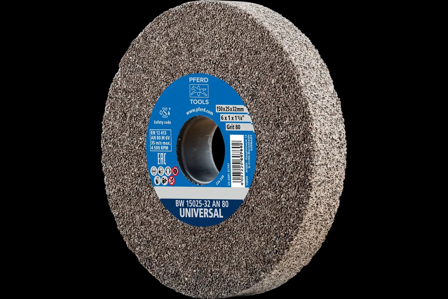 Disc de șlefuire (polizor de banc / universal) BW 15025-32 AN 80 UNIVERSAL