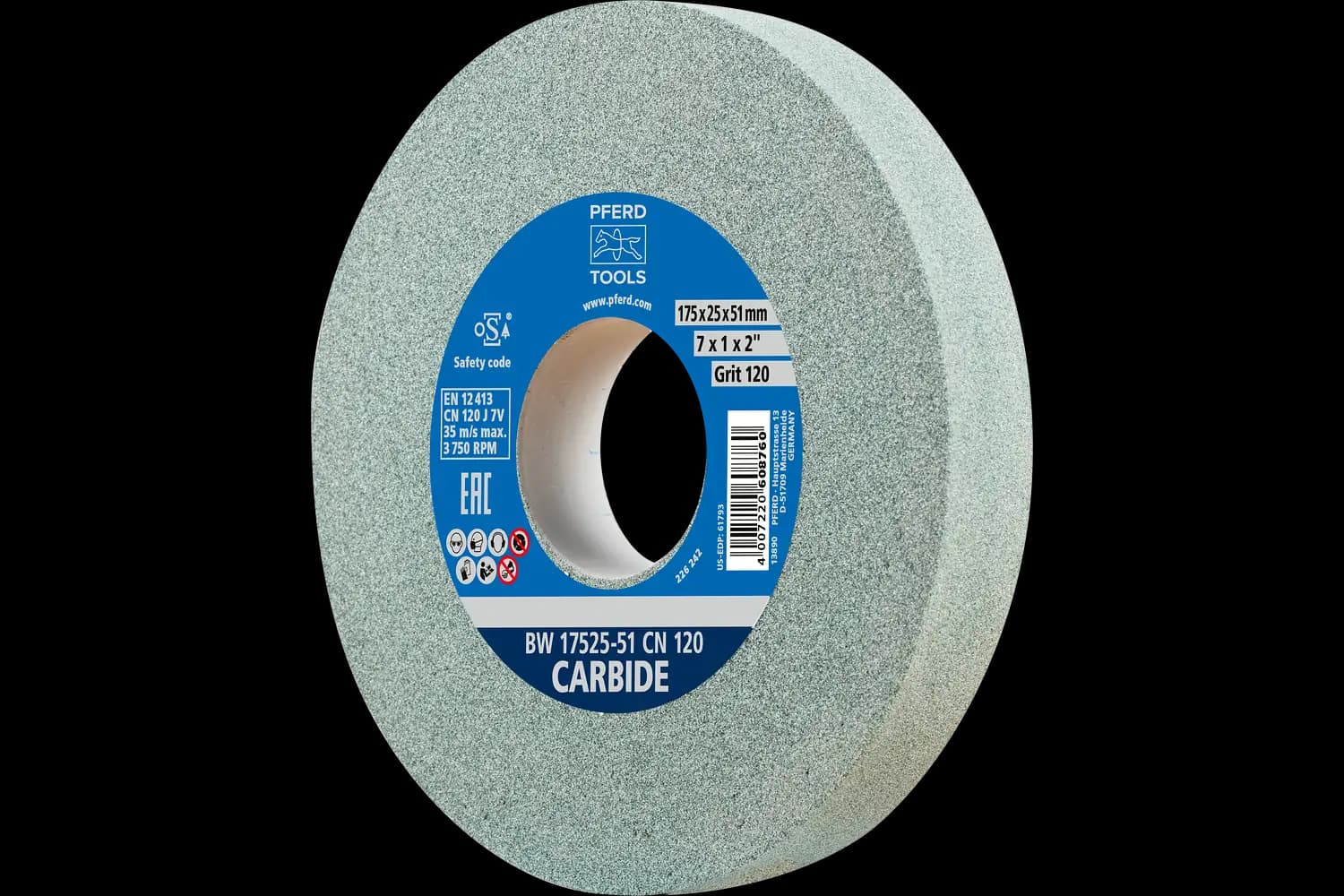 Disc de șlefuire (polizor de banc / universal) BW 17525-51 CN 120 CARBIDE