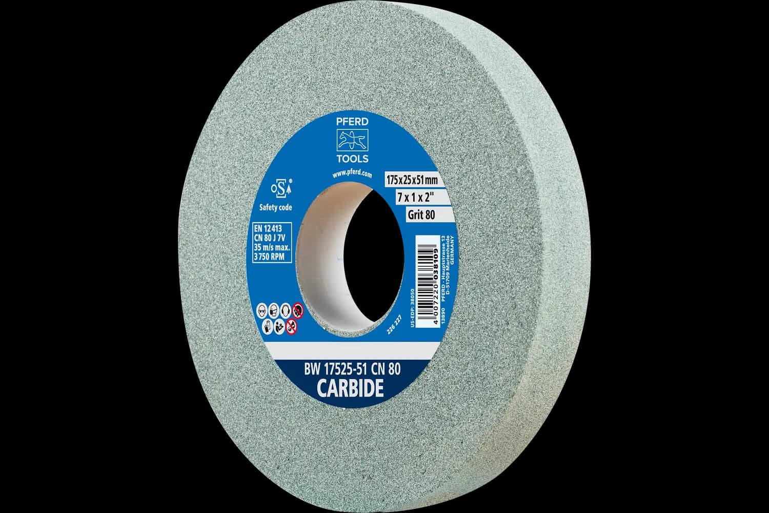 Disc de șlefuire (polizor de banc / universal) BW 17525-51 CN 80 CARBIDE