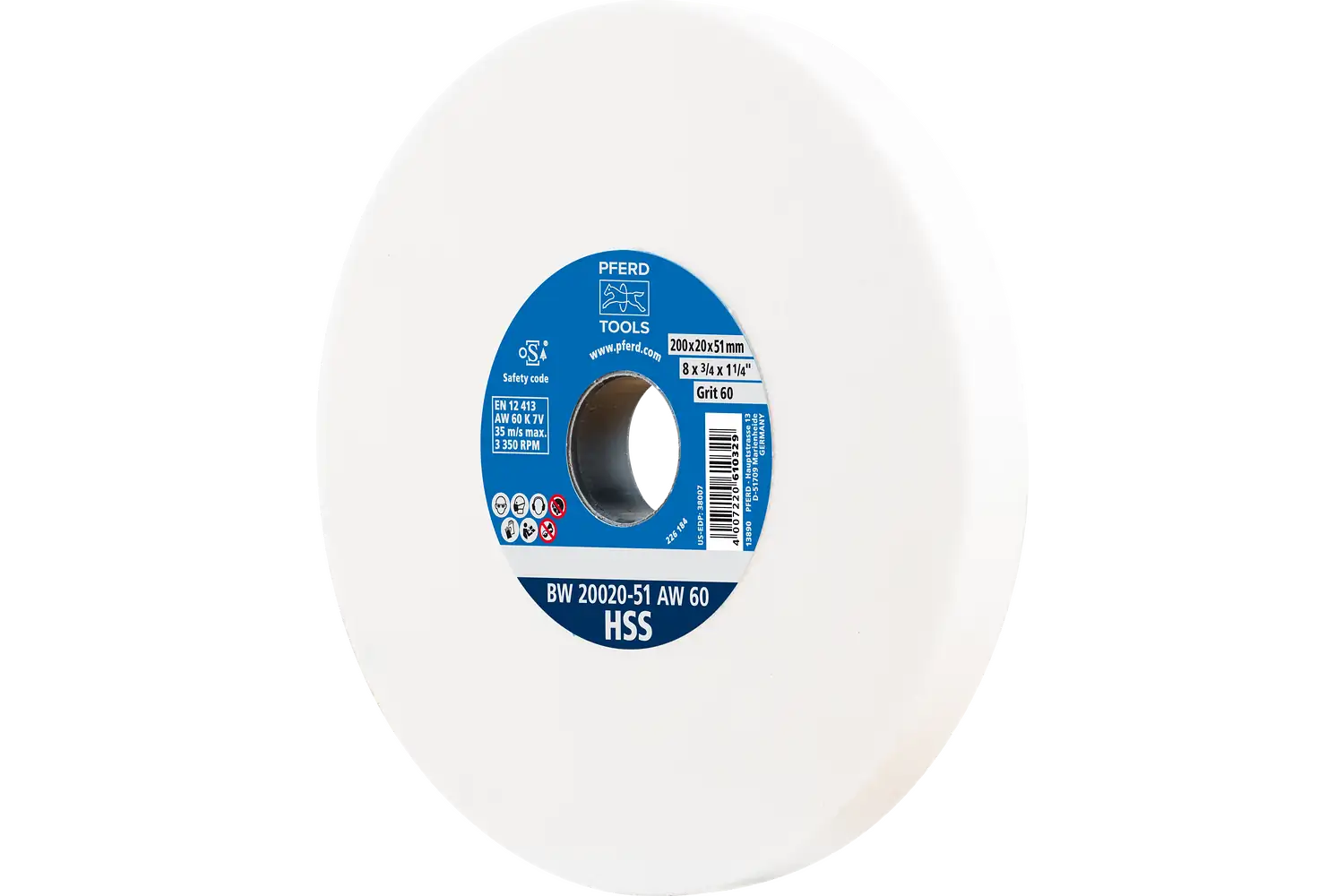 Disc de șlefuire (polizor de banc / universal) BW 20020-51 AW 60 HSS