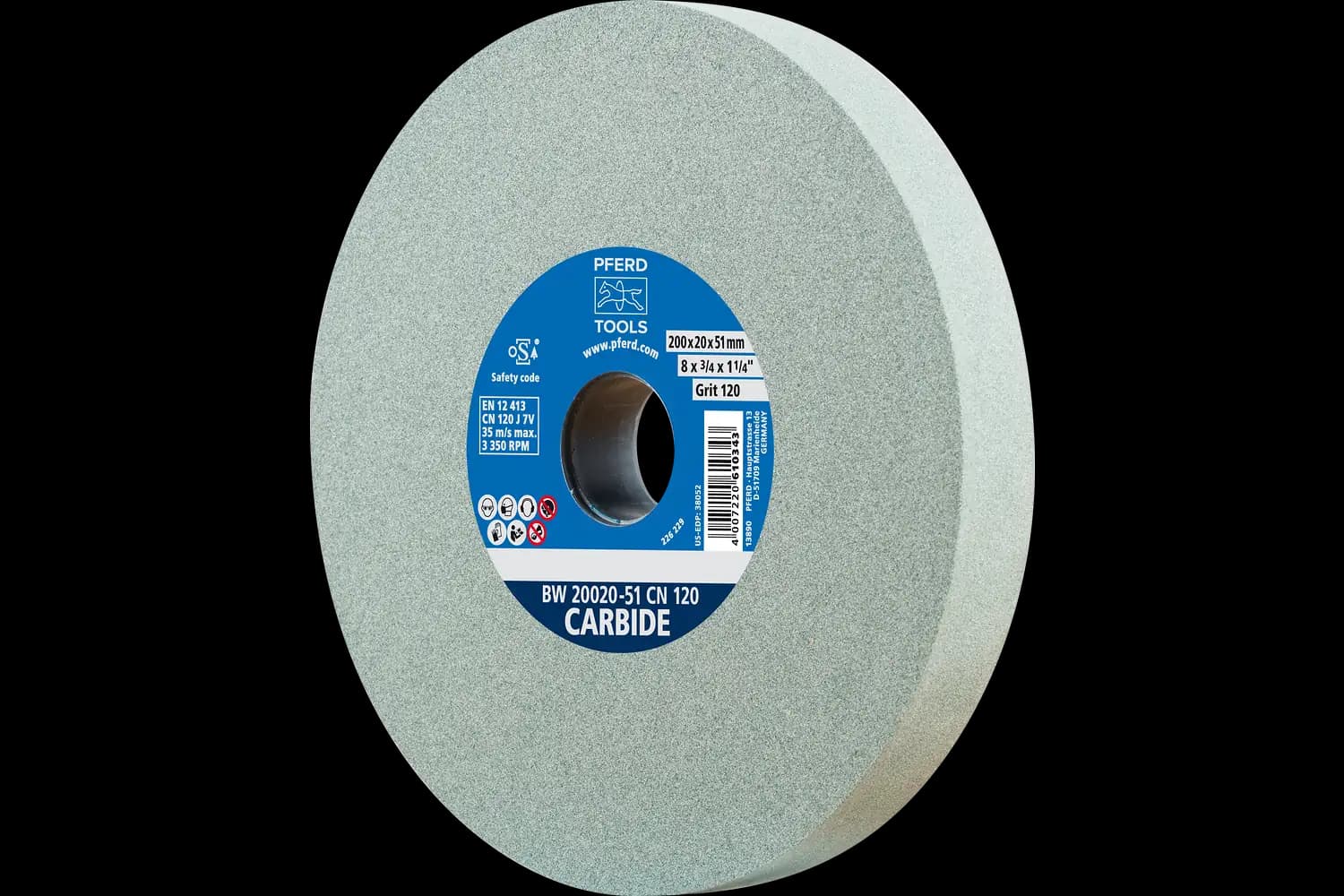 Disc de șlefuire (polizor de banc / universal) BW 20020-51 CN 120 CARBIDE