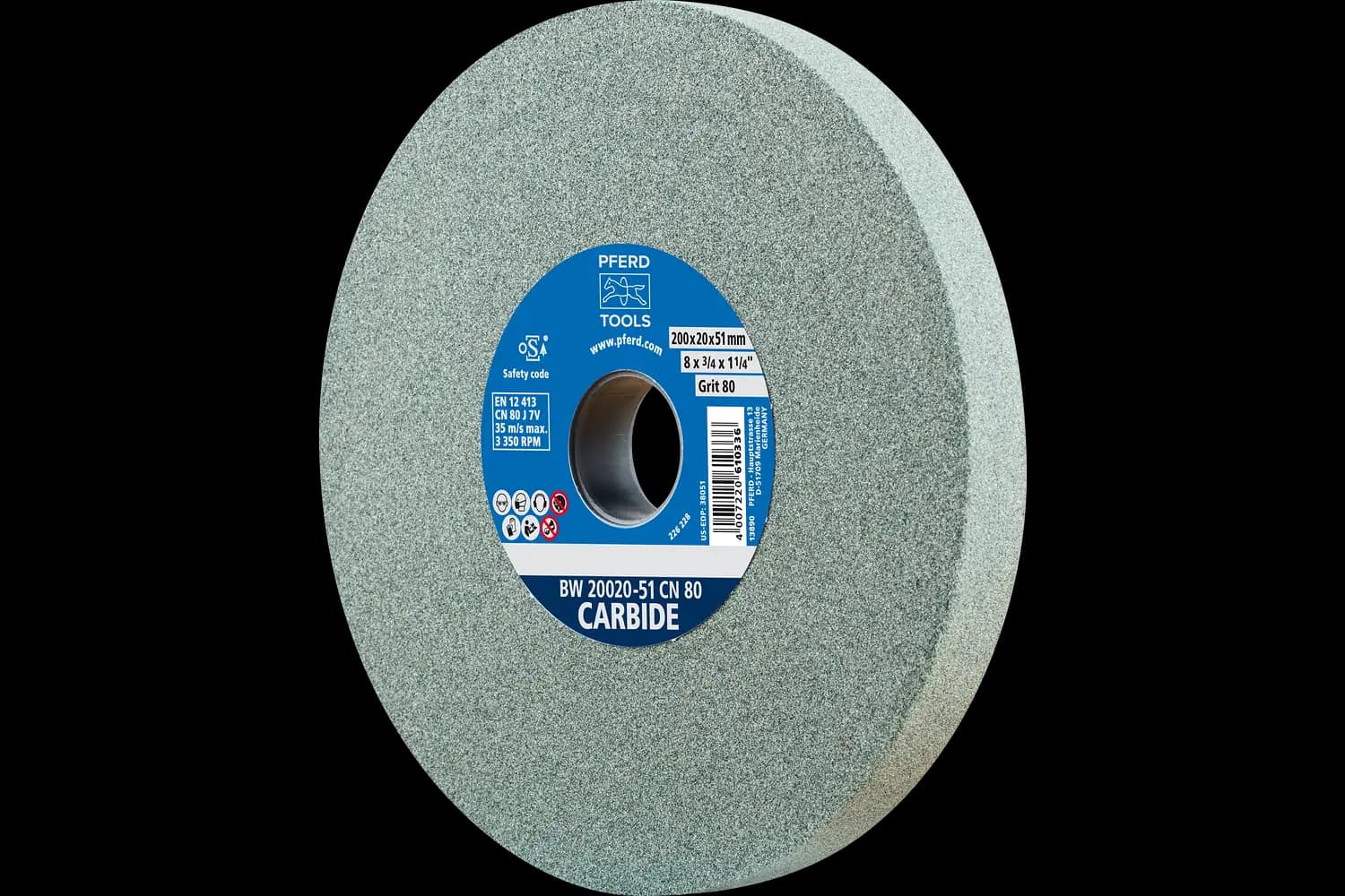 Disc de șlefuire (polizor de banc / universal) BW 20020-51 CN 80 CARBIDE