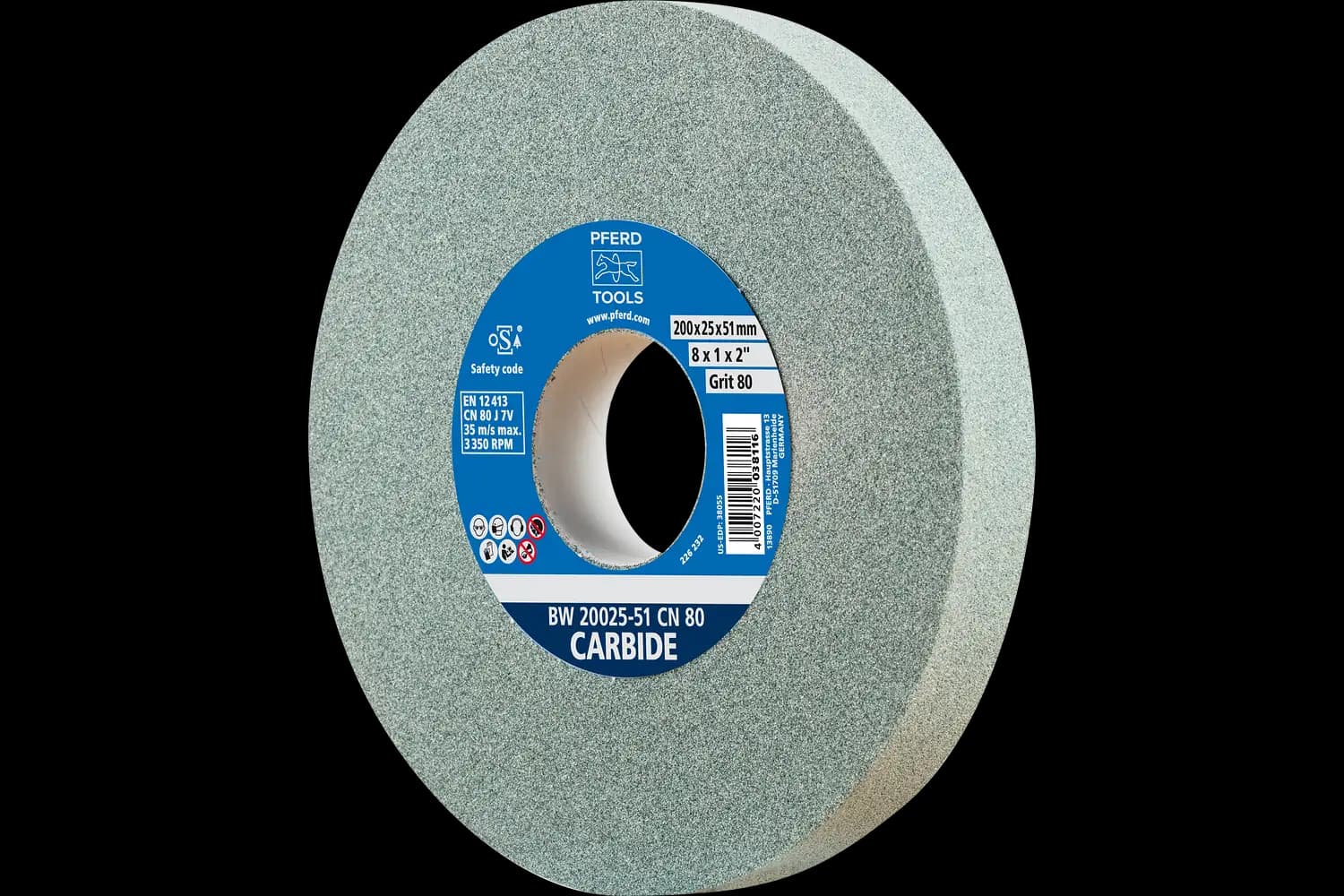 Disc de șlefuire (polizor de banc / universal) BW 20025-51 CN 80 CARBIDE