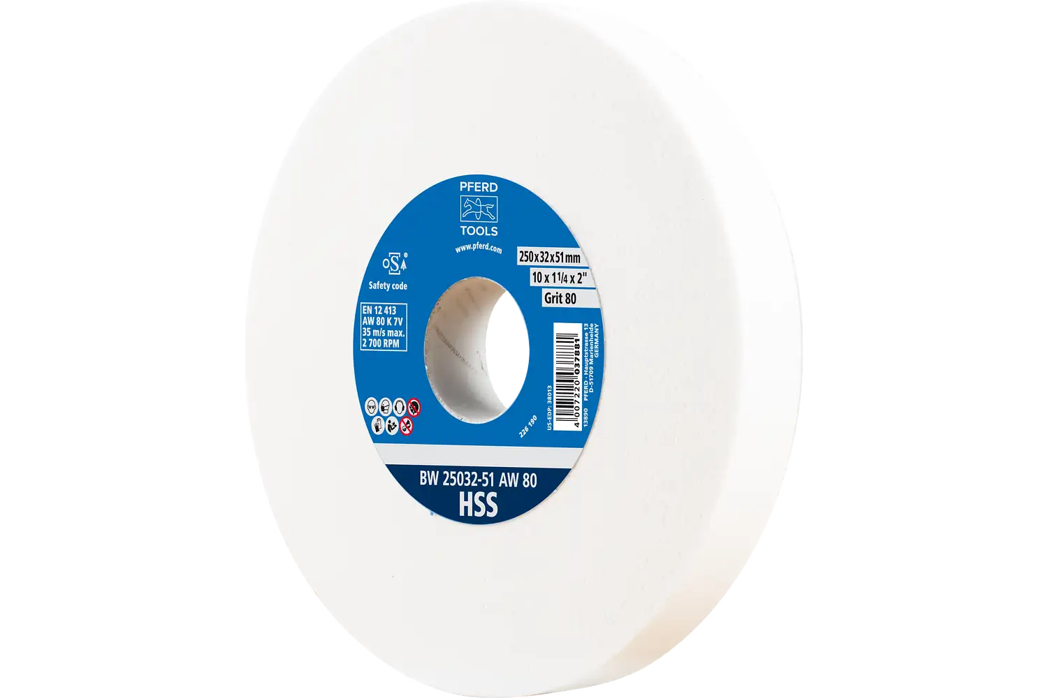 Disc de șlefuire (polizor de banc / universal) BW 25032-51 AW 80 HSS