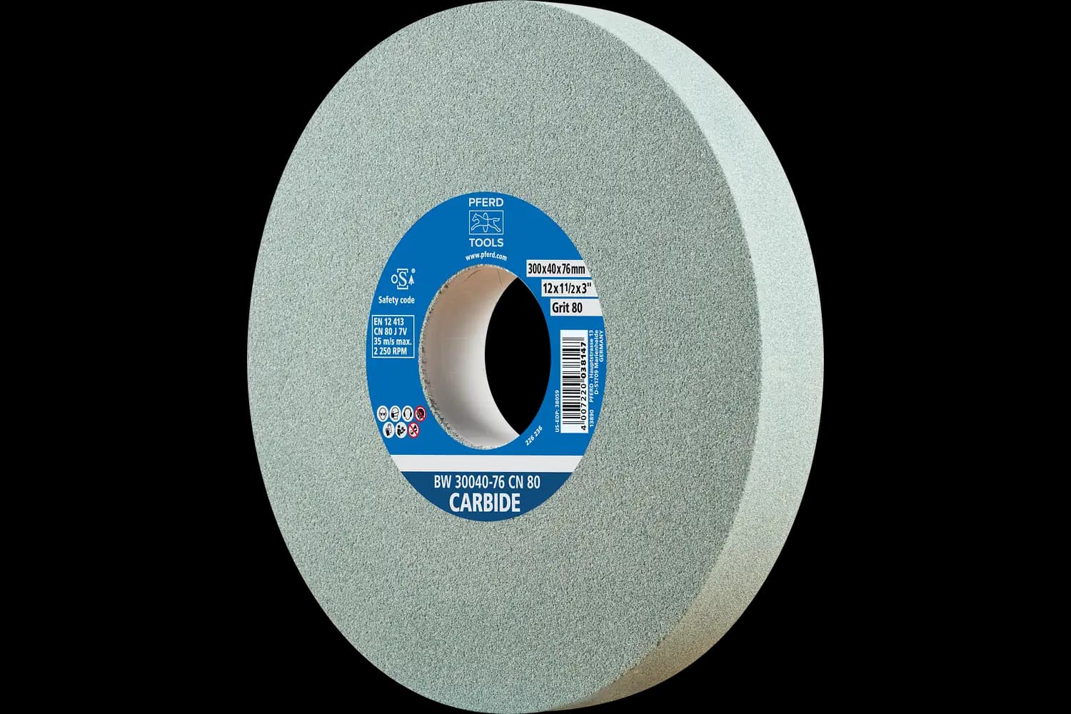 Disc de șlefuire (polizor de banc / universal) BW 30040-76,2 CN 80 CARBIDE