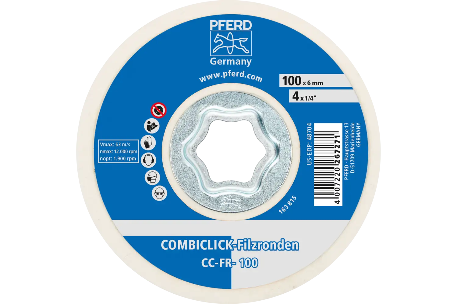 Felt Disc Cc-Fr CC-FR 100