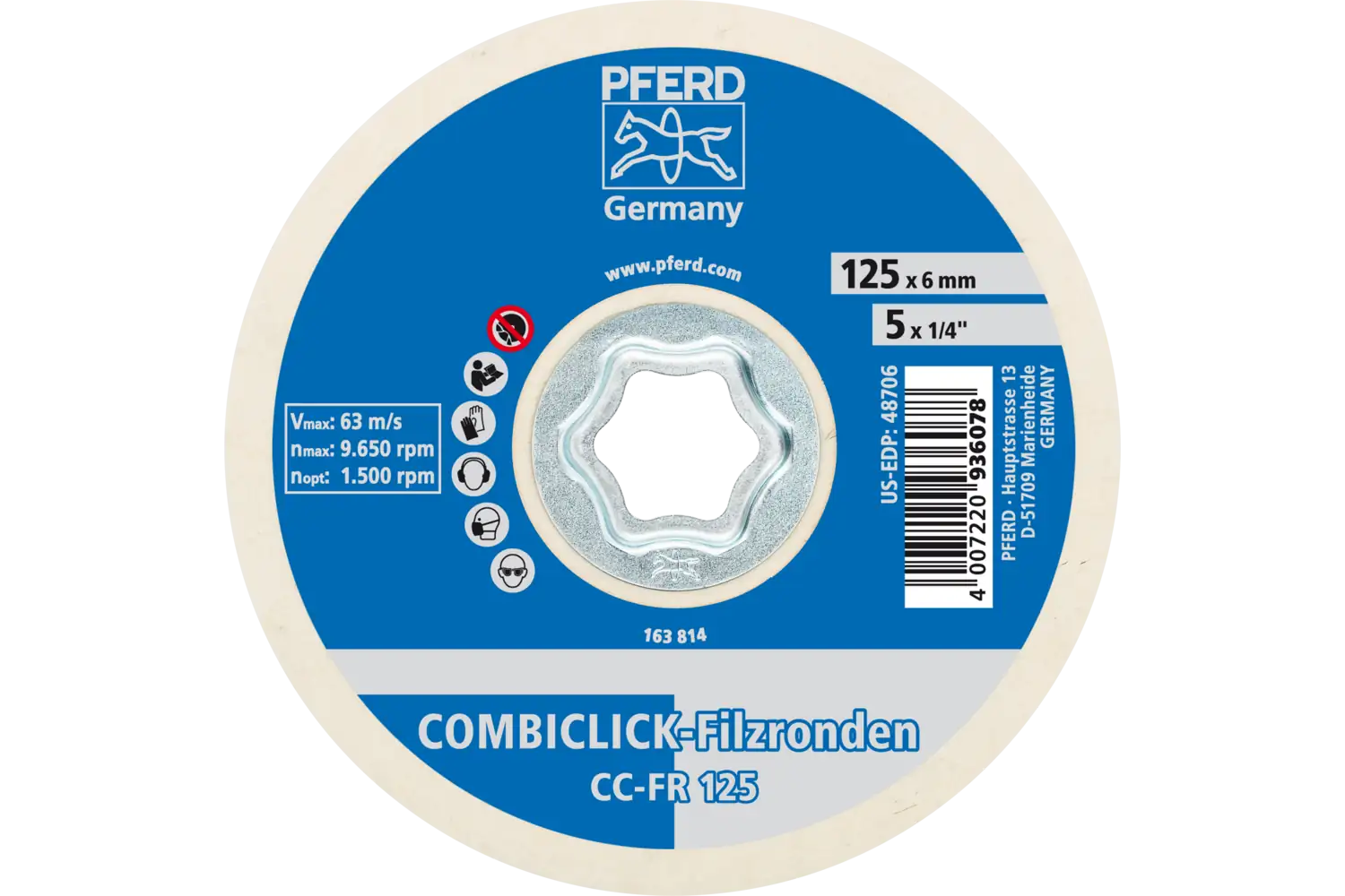 Felt Disc Cc-Fr CC-FR 125 (2) 3
