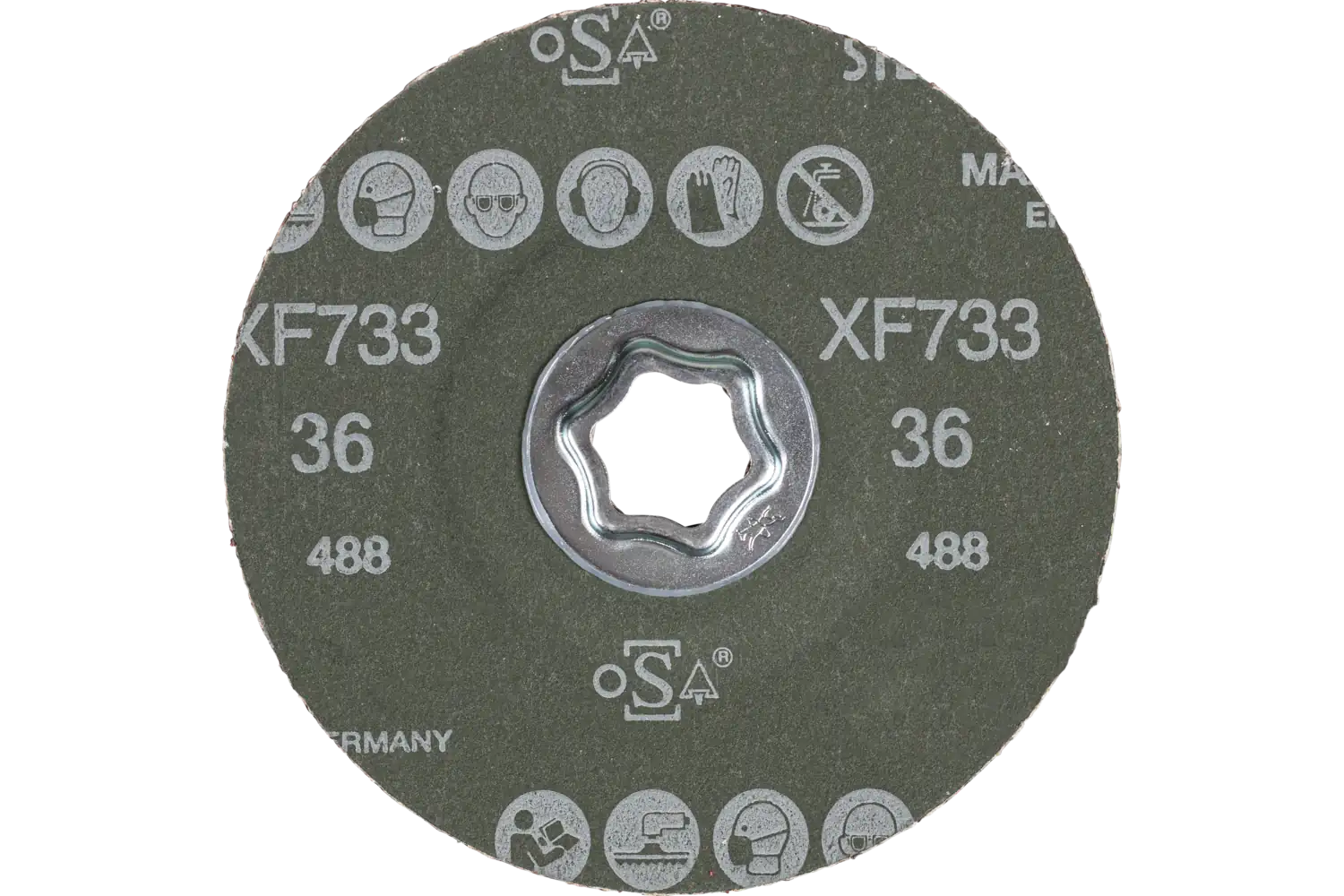 Disc abraziv de șlefuire CC-FS 125 CO-ALU 36 3