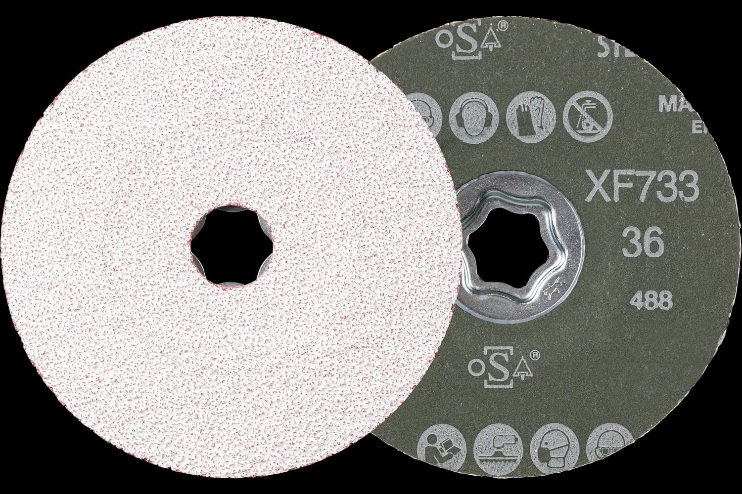 Disc abraziv de șlefuire CC-FS 125 CO-ALU 36