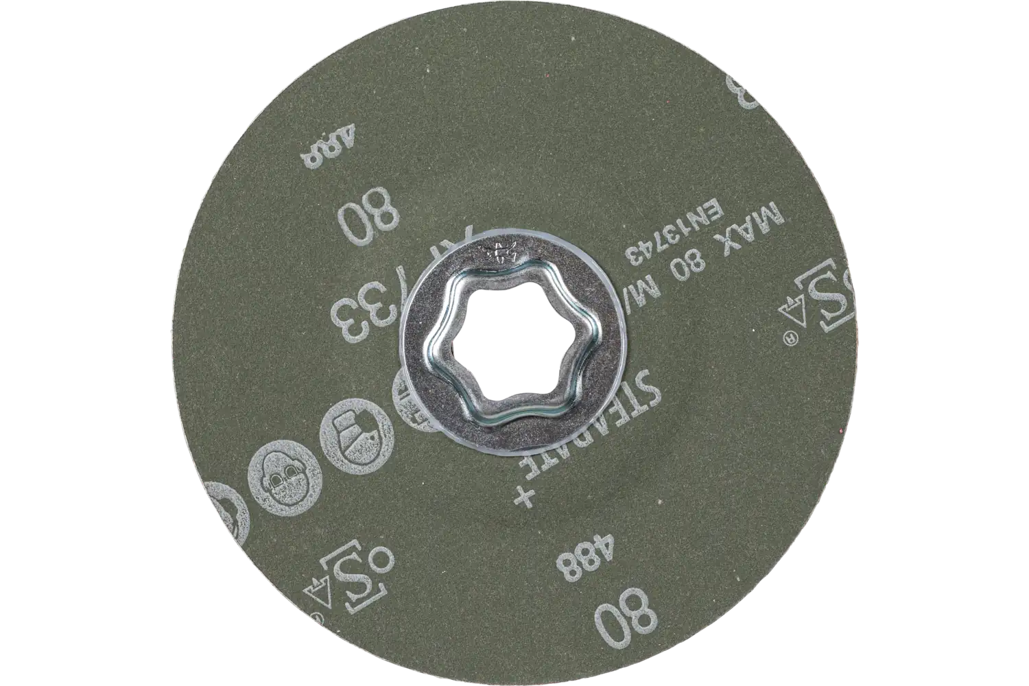 Disc abraziv de șlefuire CC-FS 125 CO-ALU 80 3
