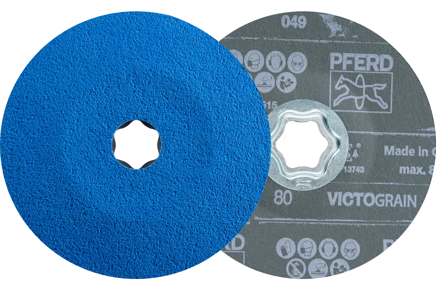 Disc abraziv de șlefuire CC-FS 125 VICTOGRAIN-COOL 80