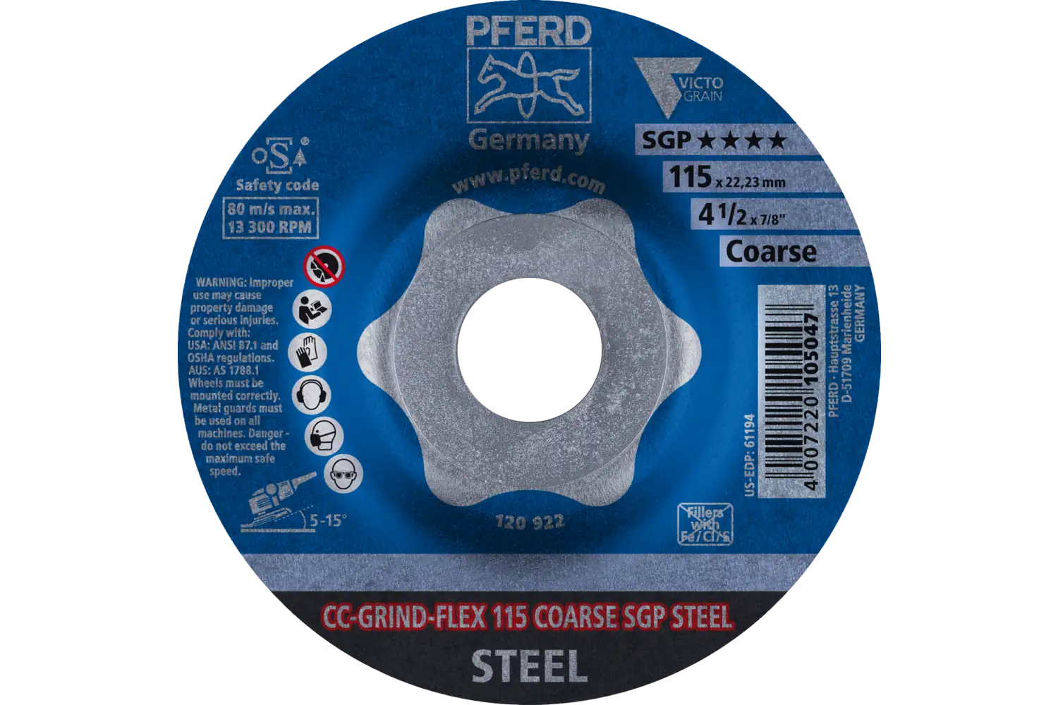 Cc-Grind Flex CC-GRIND FLEX 115 COARSE SGP STEEL 2
