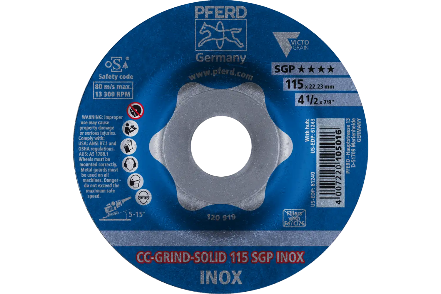 Cc-Grind Solid CC-GRIND SOLID 115 SGP INOX 2